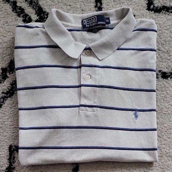 Ralph Lauren Other - Ralph Lauren Polo with Navy and Black Stripes